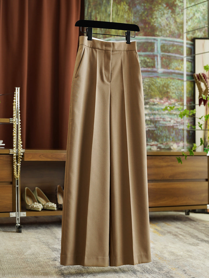 Ladies Elegant and Comfortable Wide Fabric Pants Drune