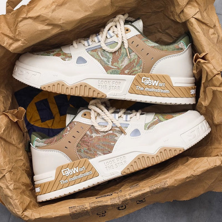 Women's sporty fashion sneakers with innovative surface material Mune Fashion