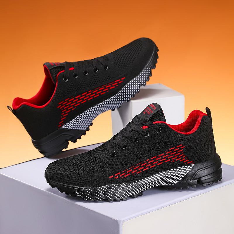 Men's nan lightweight knitted training sneakers with grippy off-road profile sole, padded heel, and shock-absorbing lightweight midsole Mune Fashion