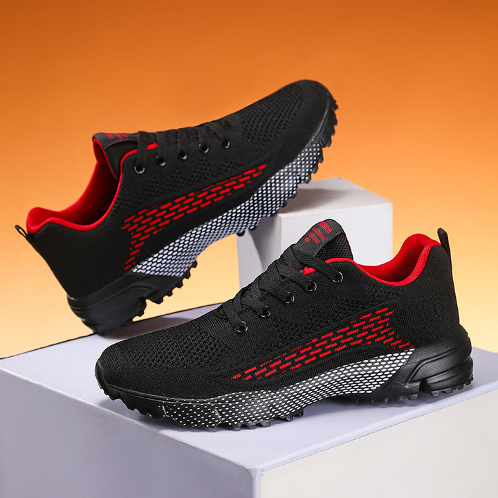 Men's nan lightweight knitted training sneakers with grippy off-road profile sole, padded heel, and shock-absorbing lightweight midsole Mune Fashion