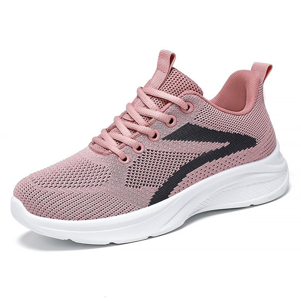 Women's knitted breathable sneakers with memory foam insole and shock-absorbing EVA sole Mune Fashion