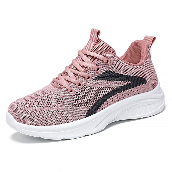 Women's knitted breathable sneakers with memory foam insole and shock-absorbing EVA sole Mune Fashion