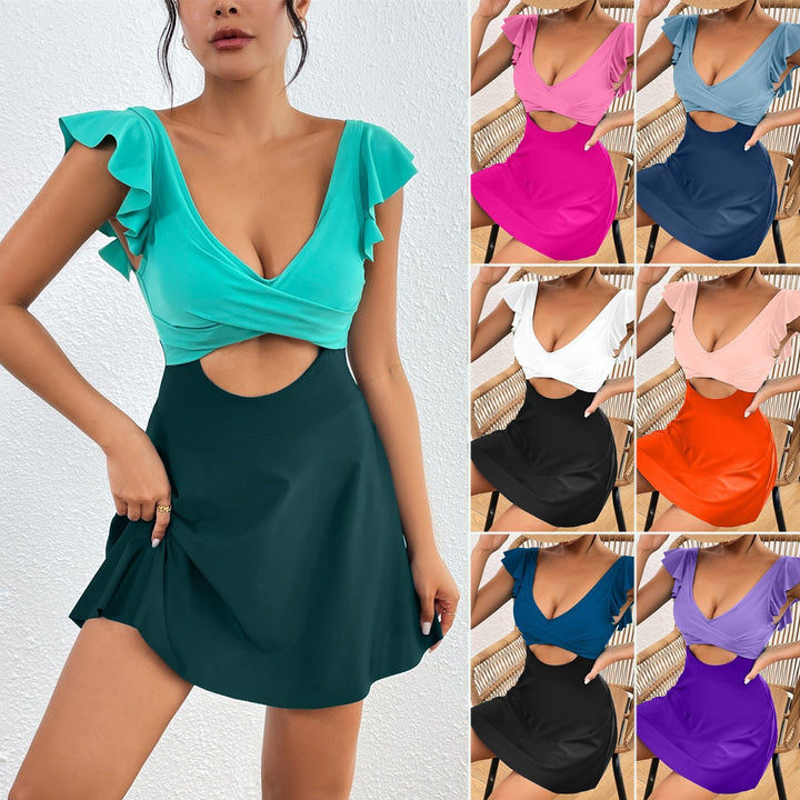 Women’s swimsuit with voluminous ruffle details Mune Fashion