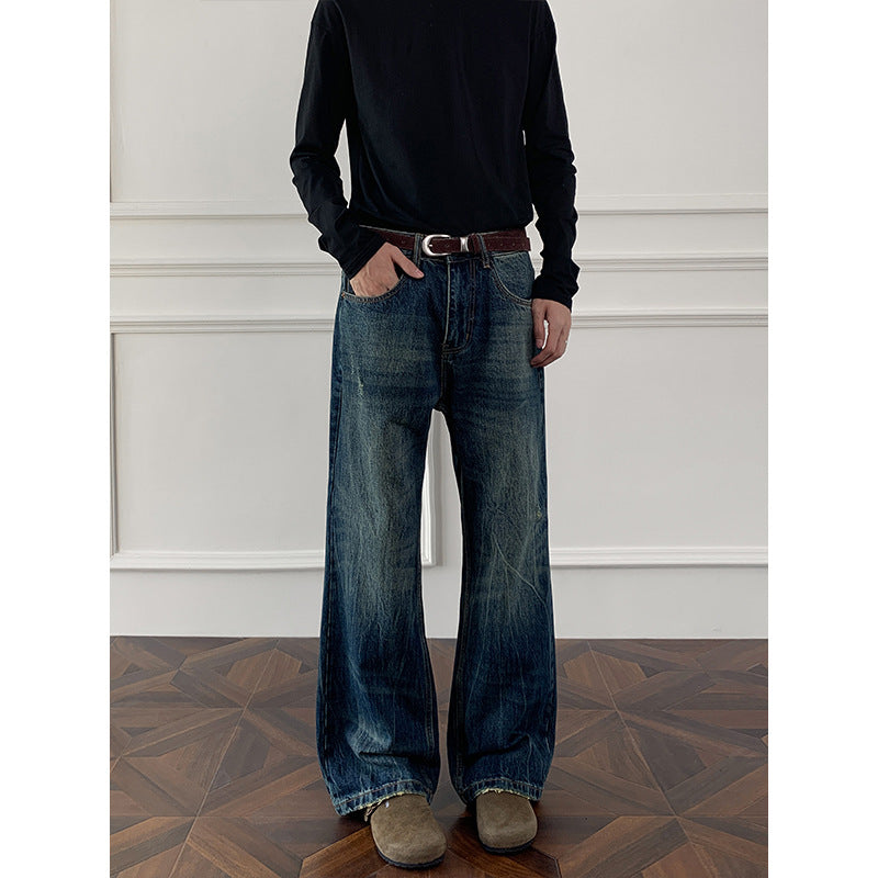 Men's Loose Denim Jeans Mune Fashion