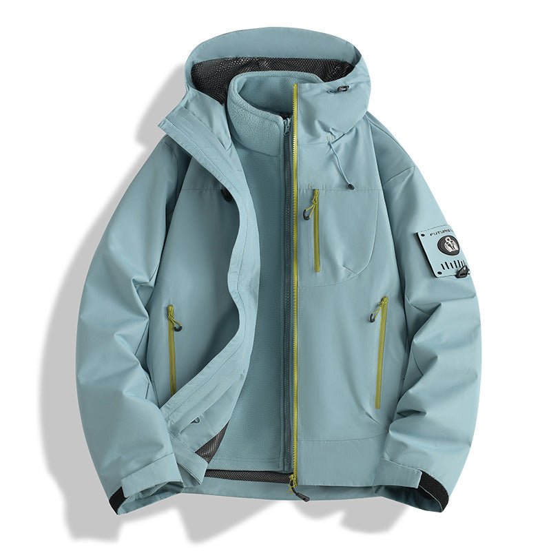 Men's functional softshell jacket with removable fleece lining Mune Fashion