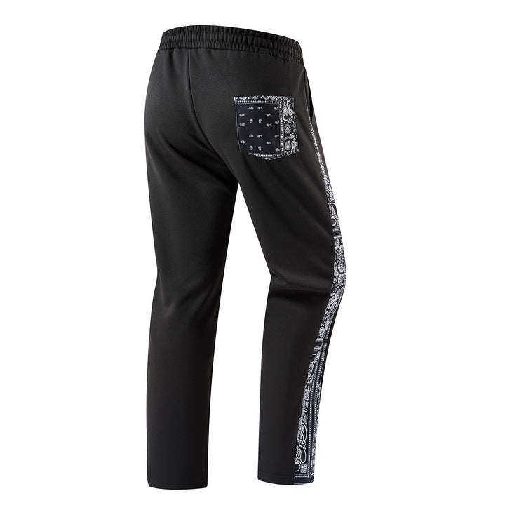 Ladies Casual Leisure Pants with Modern Graphic Inserts Mune Fashion