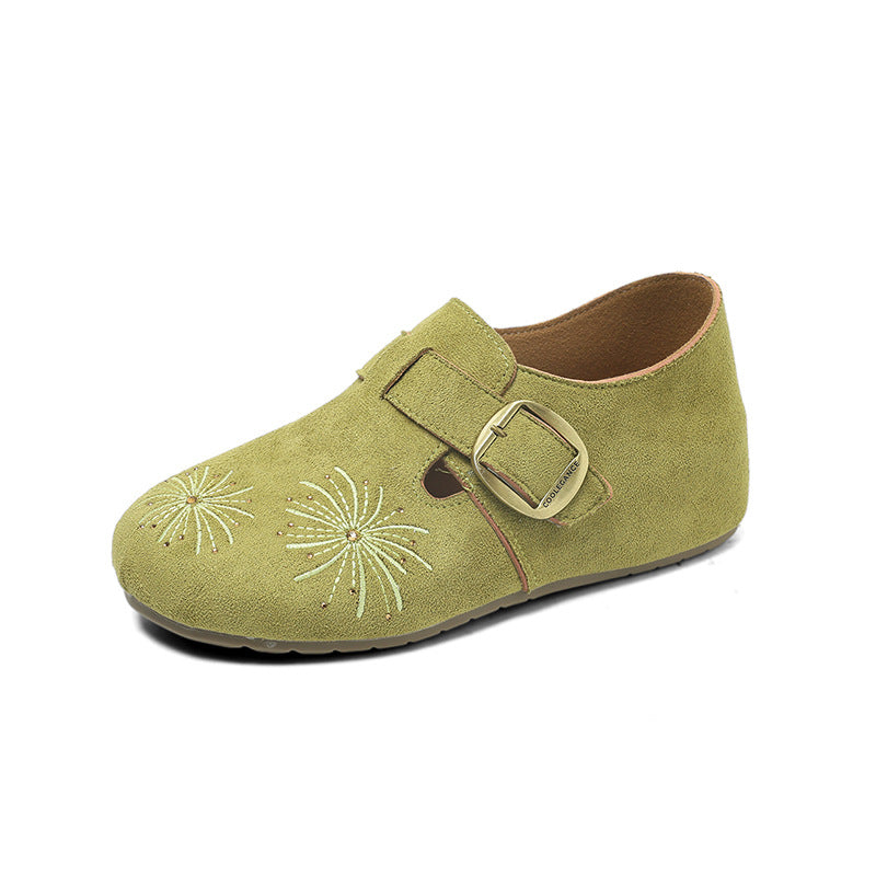 Women Elegant and Comfortable Clogs made from High-Quality Suede Mune Fashion