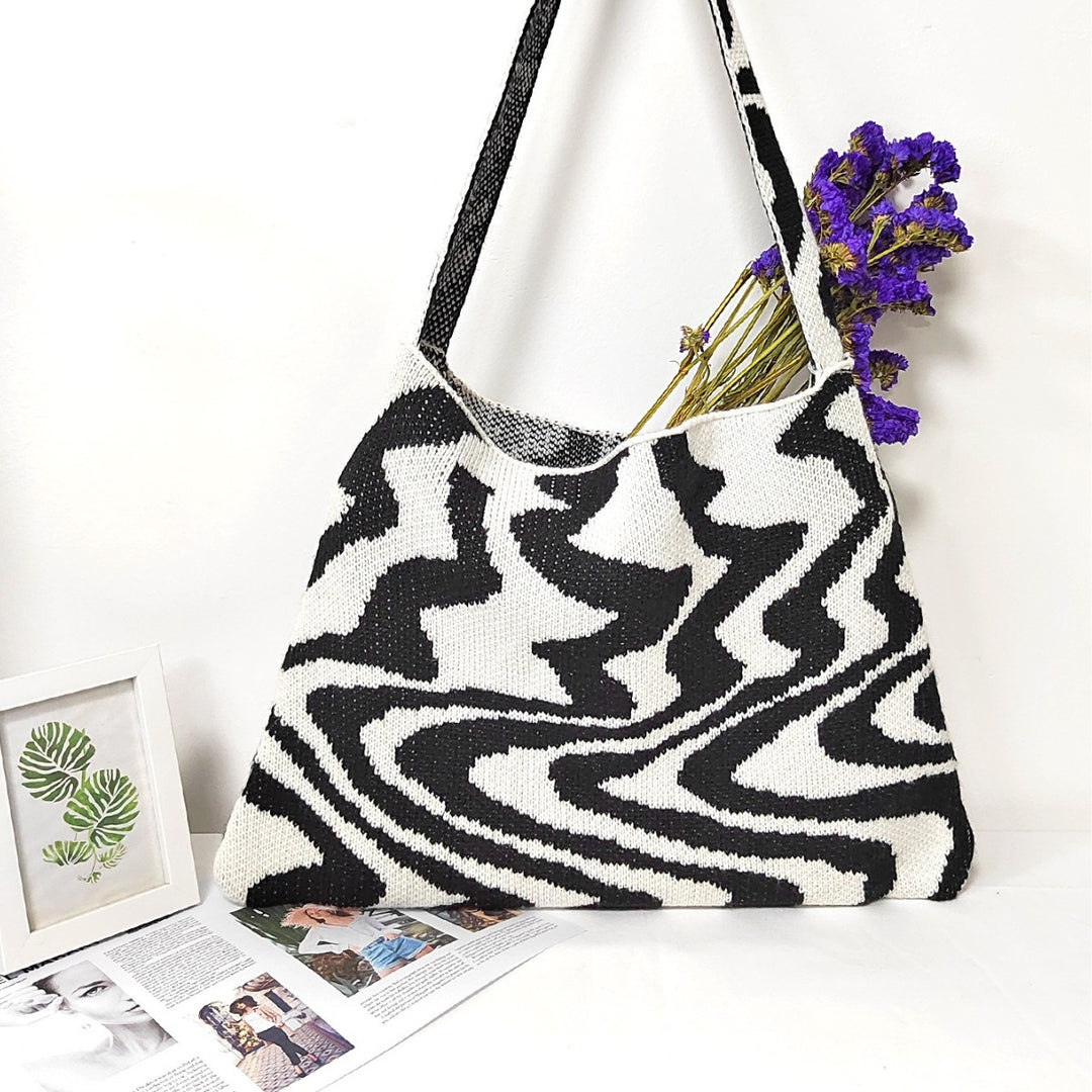 Women's bag with geometric pattern Mune Fashion