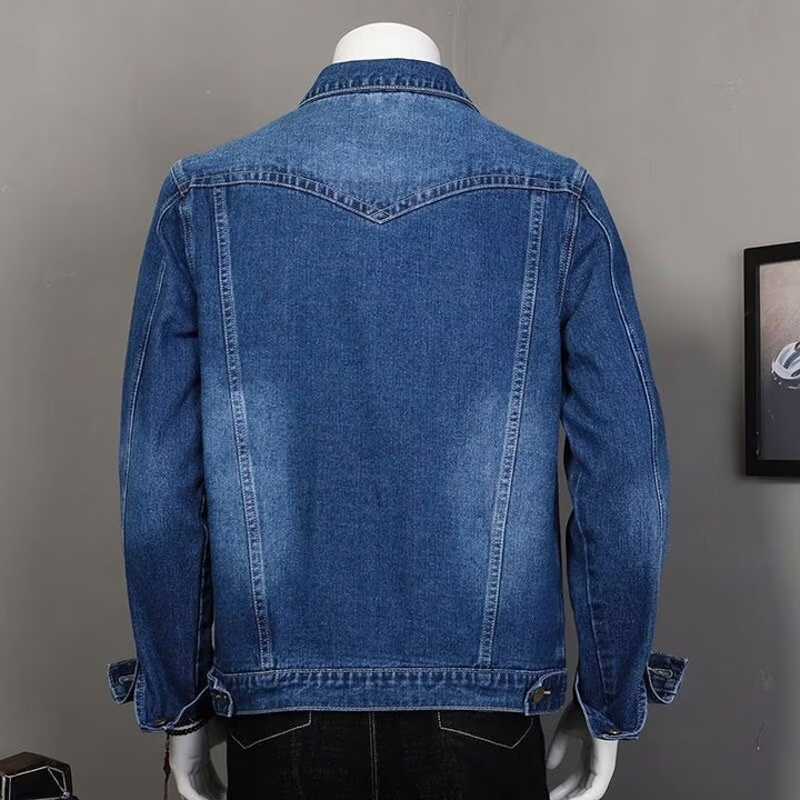 Men's Classic Denim Jacket with Modern Details Mune Fashion