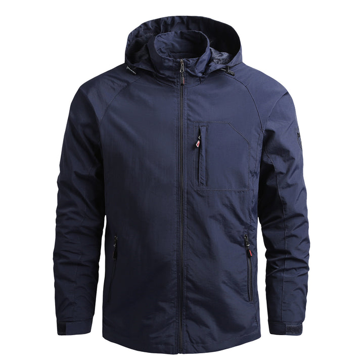 Men's functional jacket with high collar Mune Fashion