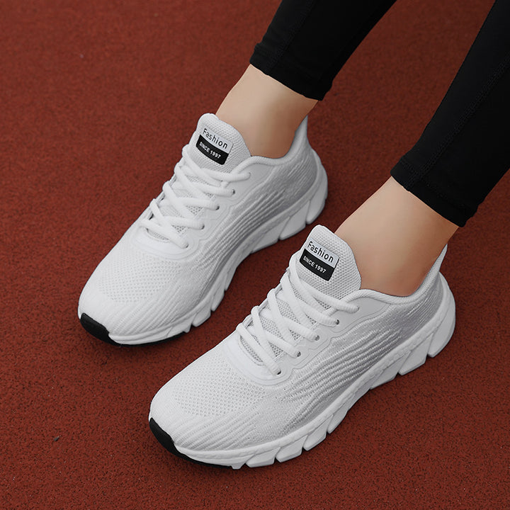 Women's breathable lightweight knit sneakers with viscoelastic comfort sole Mune Fashion