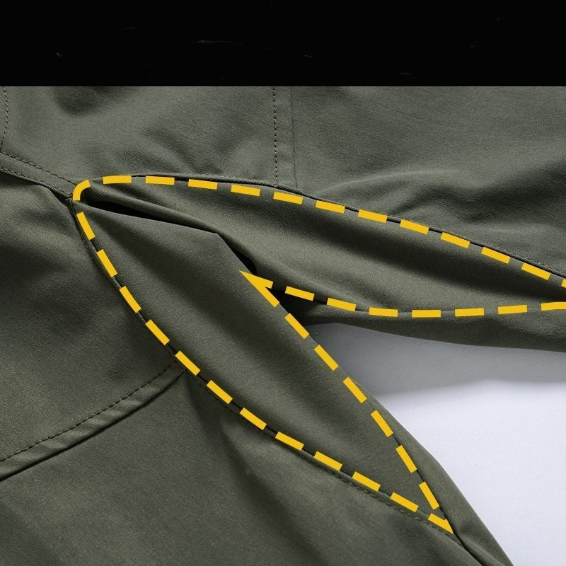 Men's multifunctional outdoor jacket with integrated function pants Mune Fashion