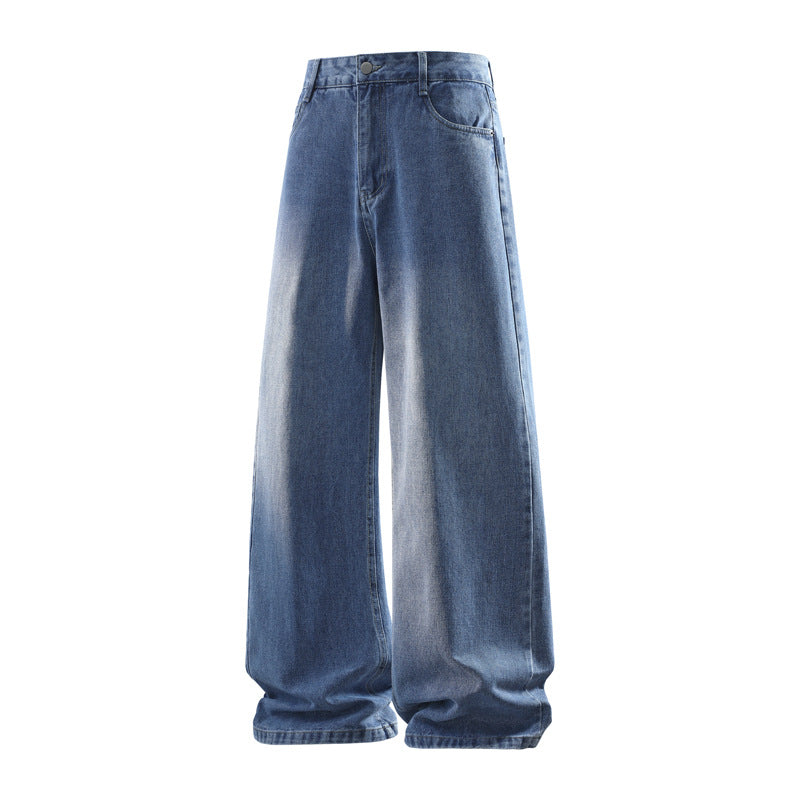 Women's wide high-waisted baggy jeans in vintage look with extra wide leg Mune Fashion