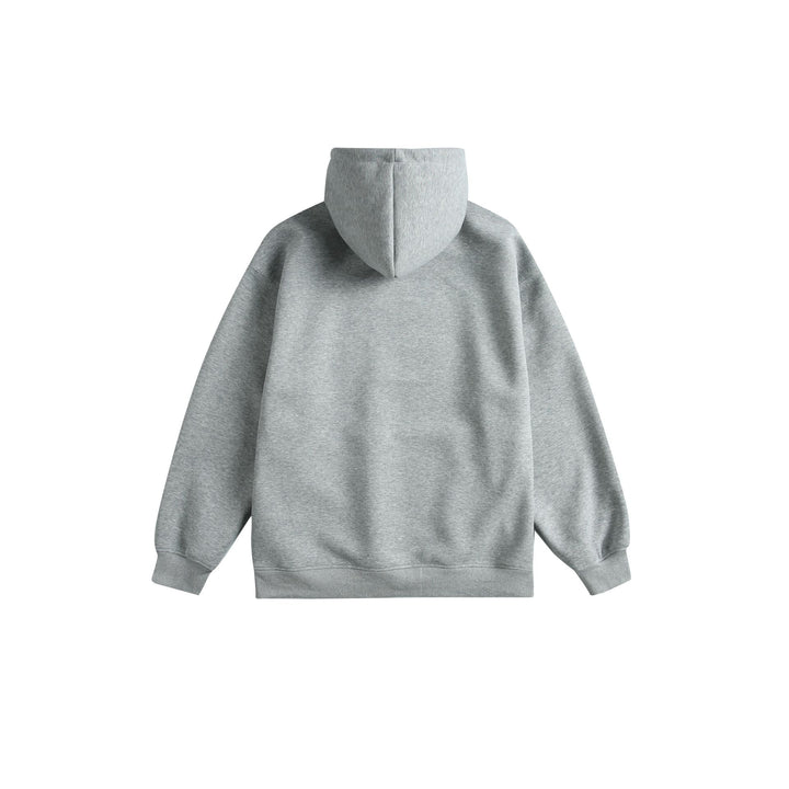 Unisex hooded sweatshirt with college print, kangaroo pocket and relaxed fit Mune Fashion