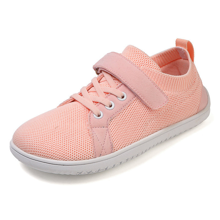 Women's knitted sneakers with adaptive fit, one-handed Velcro closure, and flexible rolling sole Mune Fashion