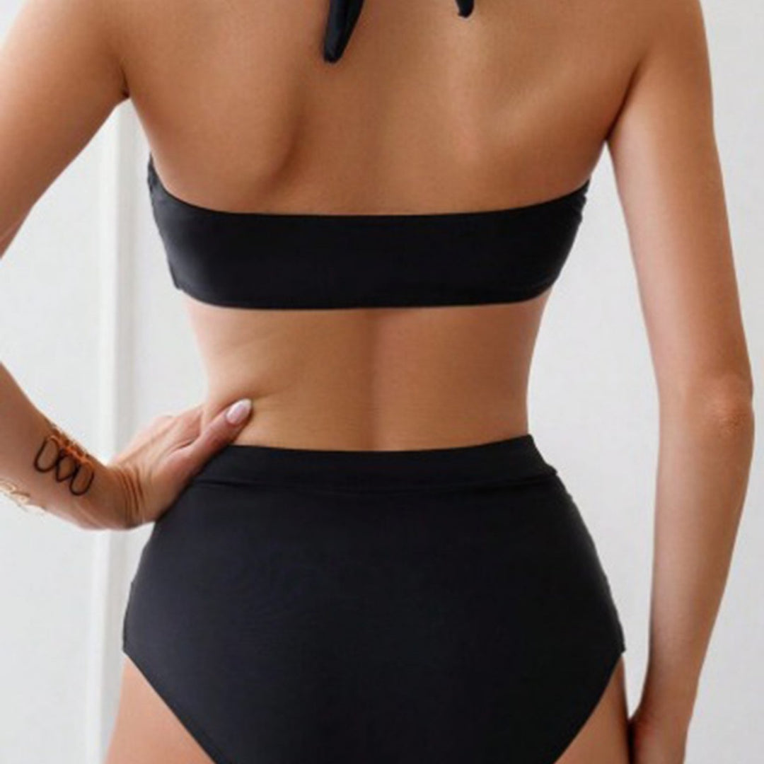 Ladies bikini set with elegant high waist and comfortable straps Mune Fashion