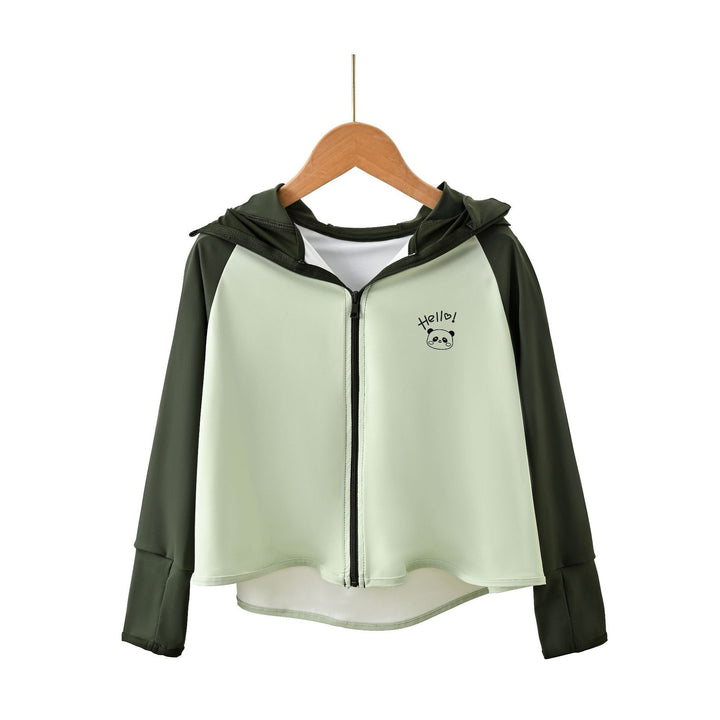 Girls' sun jacket with hood and UV protection Mune Fashion