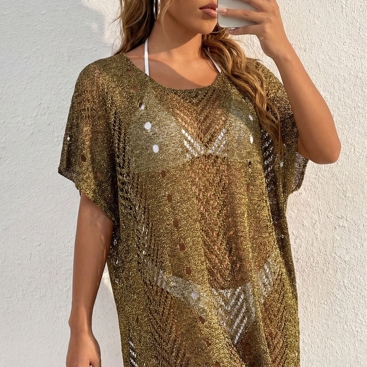 Ladies elegant crochet beach cover-up Mune Fashion