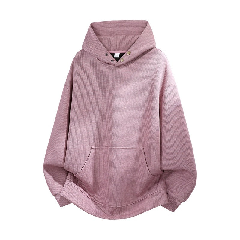 Unisex Oversize Hoodie with High Collar Trim & Kangaroo Pocket Mune Fashion