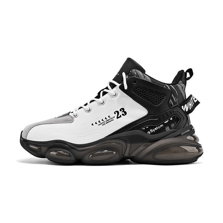 Unisex futuristic platform sneaker with visible air capsules, reinforced heel area and anatomical insole Mune Fashion
