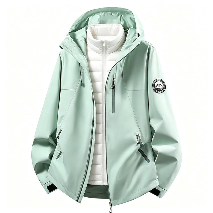 Women's combinable softshell outdoor jacket with removable padded inner jacket Mune Fashion