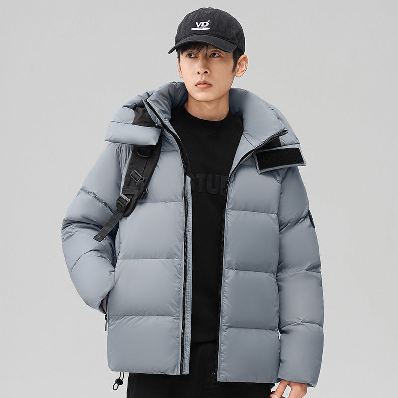 Men's Insulated Padded Jacket with High Collar Mune Fashion