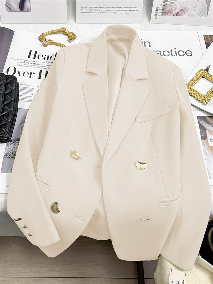 Women Double-Breasted Blazer Mune Fashion