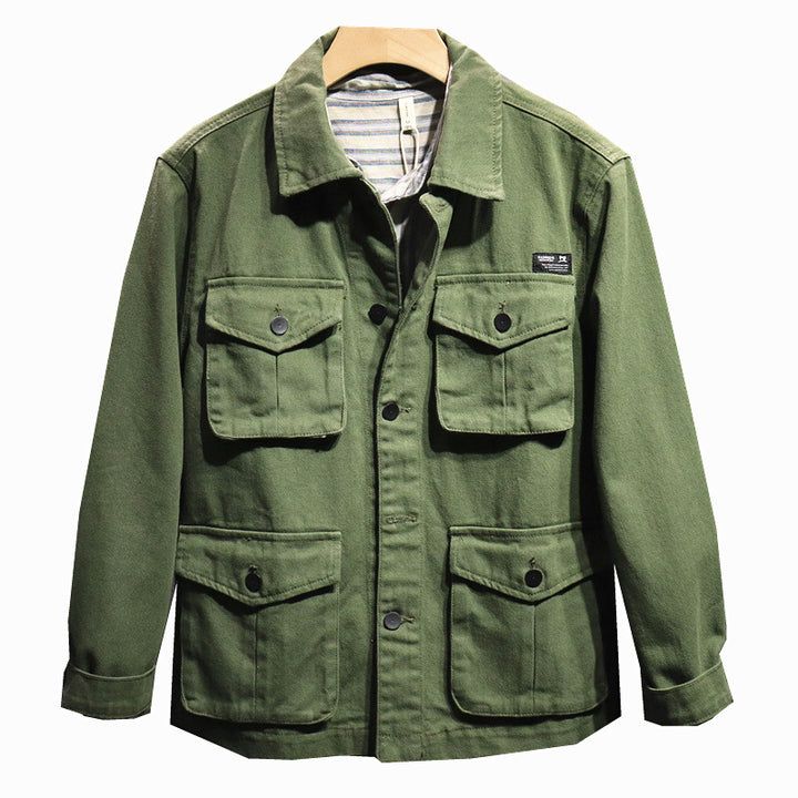 Men's Utility Jacket with Practical Pockets Mune Fashion