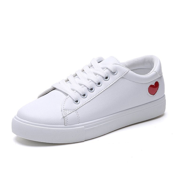Damen Minimalistische Low-Top Sneaker mit glatter Kunstlederoptik und komfortabler Gummisohle Mune Fashion