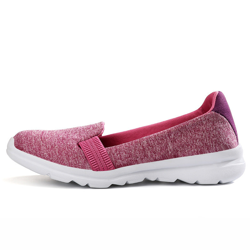 Women Lightweight Knit Slippers with Elastic Entry and Cushioned Comfort Sole Mune Fashion