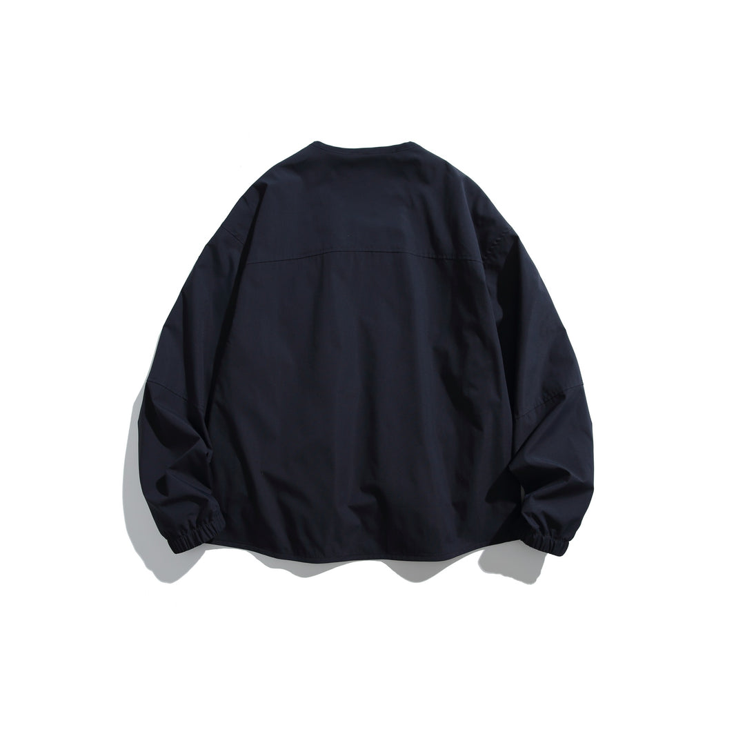 Men's short jacket with V-neck, two-way zippers and utility pockets Mune Fashion