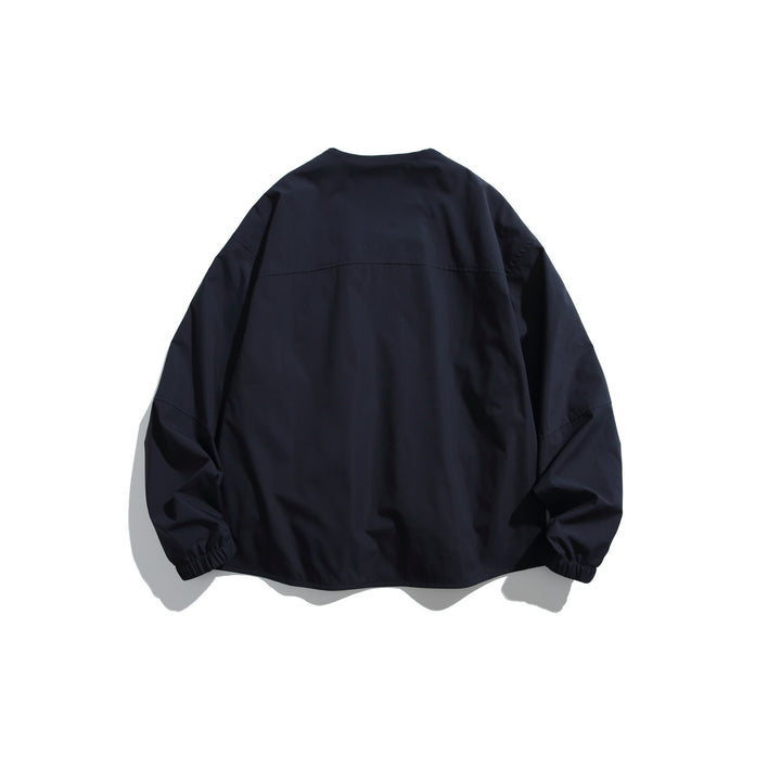 Men's short jacket with V-neck, two-way zippers and utility pockets Mune Fashion