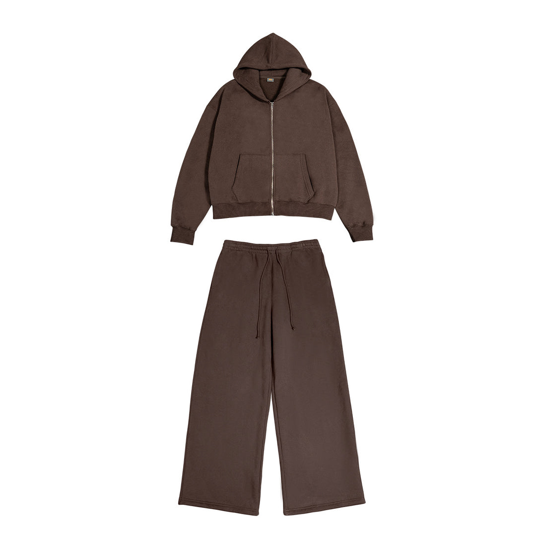 Unisex Hooded Sweat Jacket with Full Zip and Kangaroo Pocket Mune Fashion
