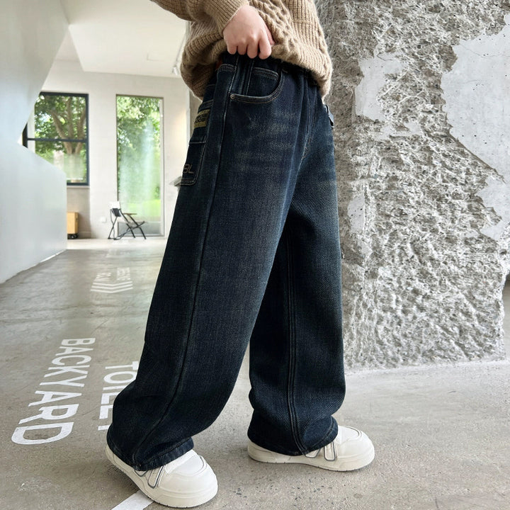 Men's loose denim pants with stylish pockets Mune Fashion