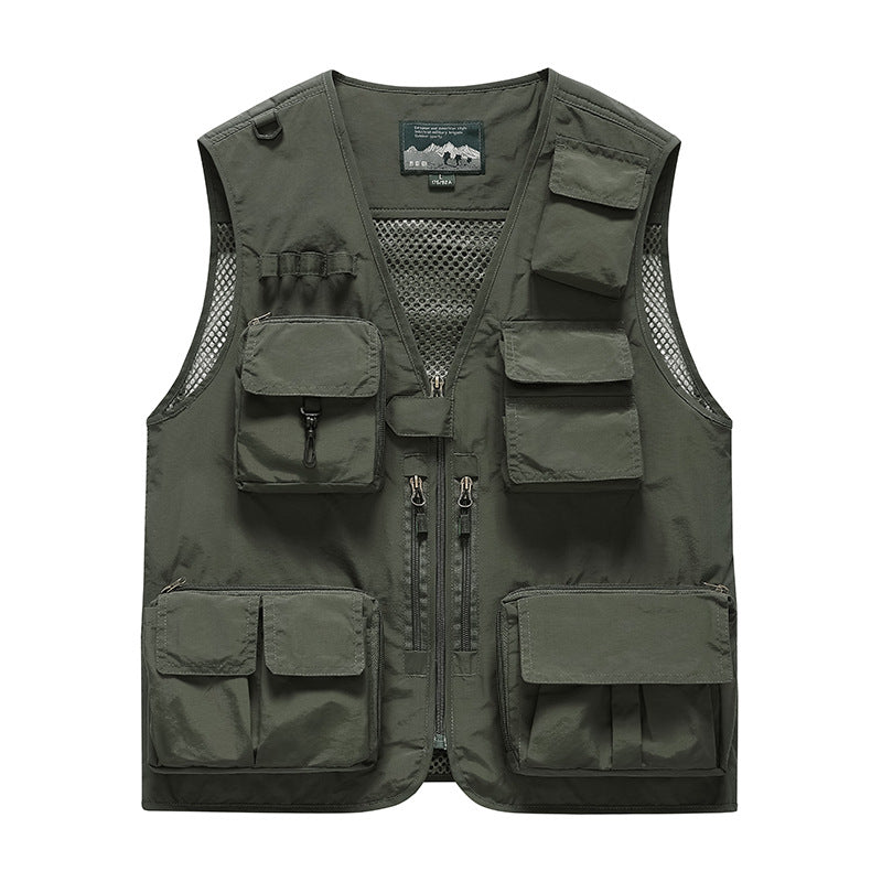 Men's multifunctional fishing vest with pockets Mune Fashion