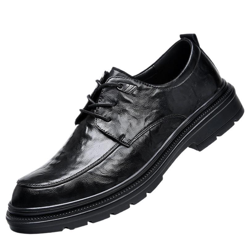 Men's Elegant Lace-up Shoes made of high-quality Leather Mune Fashion 1788175527