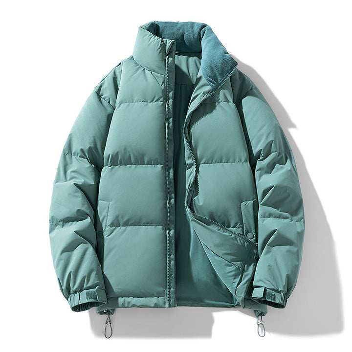 Damen Wattierte Steppjacke mit hohem Kragen und Teddyfutter Mune Fashion
