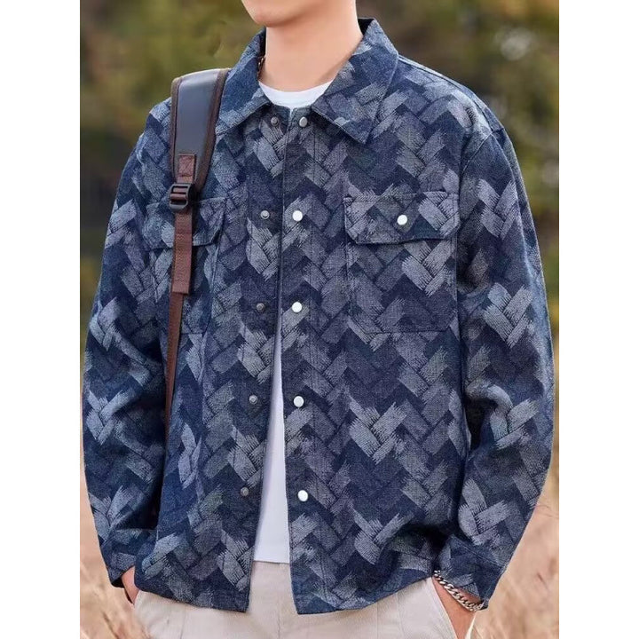 Men's Casual Pattern Jacket Mune Fashion