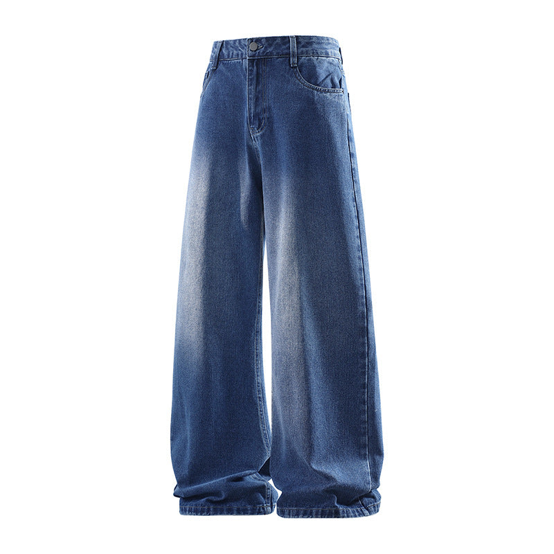 Women's wide high-waisted baggy jeans in vintage look with extra wide leg Mune Fashion