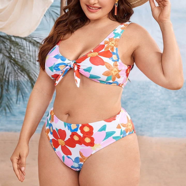 Women Bikini Set with floral design and comfortable strap closure Mune Fashion