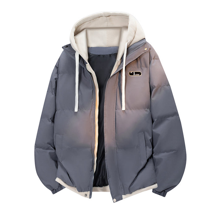Women's Short Quilted Hooded Jacket with Light Thermal Insulation, Water-Repellent Shell & Elastic Hem Mune Fashion