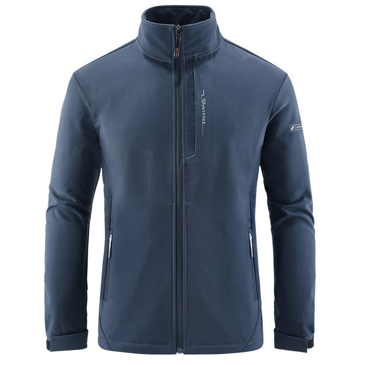 Men's Technical Softshell Jacket with windproof shell, high collar and zip pockets Mune Fashion