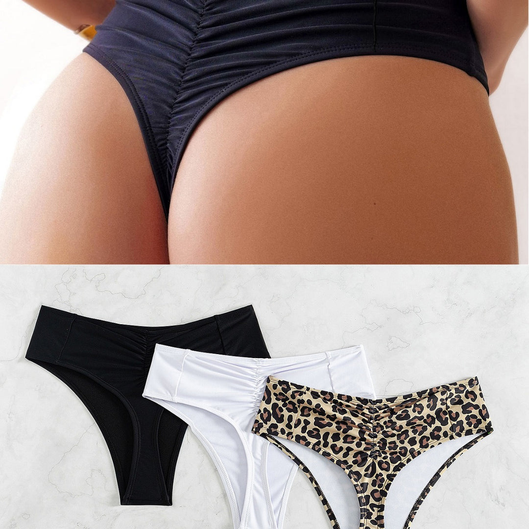 Ladies High-Cut Bikini with Side Ties Mune Fashion
