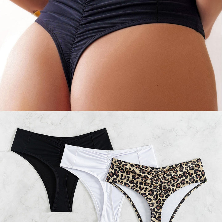 Ladies High-Cut Bikini with Side Ties Mune Fashion