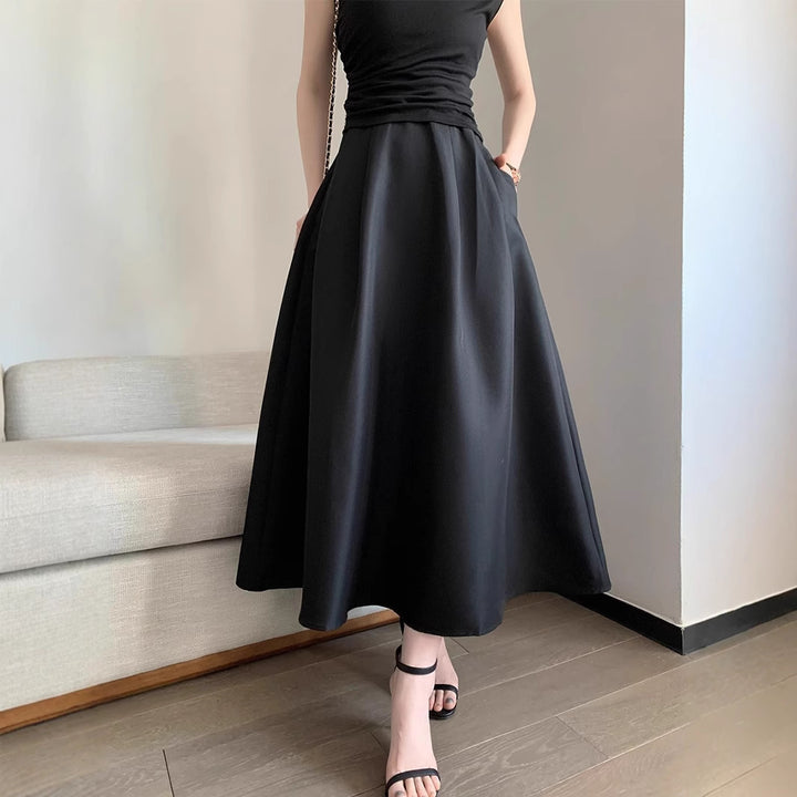 Women's Elegant Maxi Dress with Tailored Cut Mune Fashion