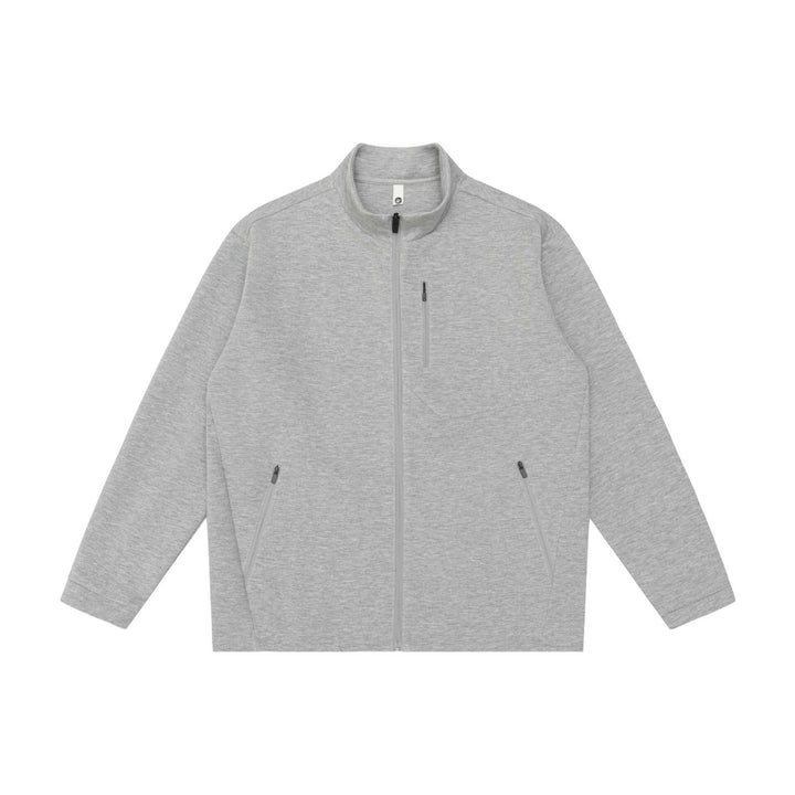 Unisex Minimalistic Short Jacket with Stand-Up Collar and Functional Zipper Pockets Mune Fashion