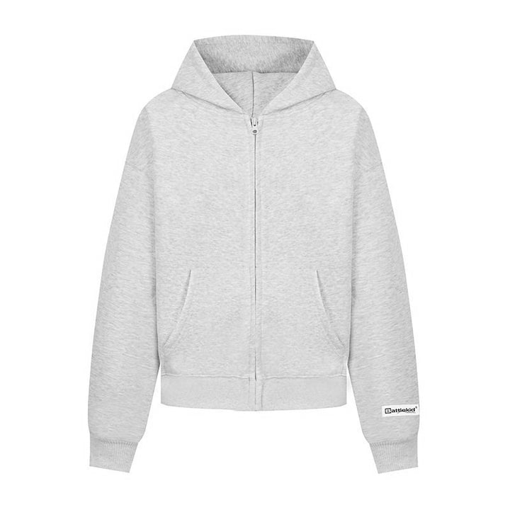 Women’s hoodie sweat jacket with full zip, kangaroo pocket and relaxed fit Mune Fashion