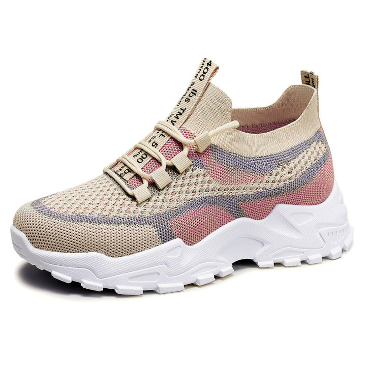 Men's knitted sock sneakers with elastic slip-on design and profiled trail platform Mune Fashion