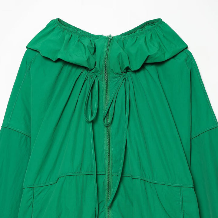 Women's Light Hoodie in Oversized Look with Drawstring and Elastic Band Mune Fashion