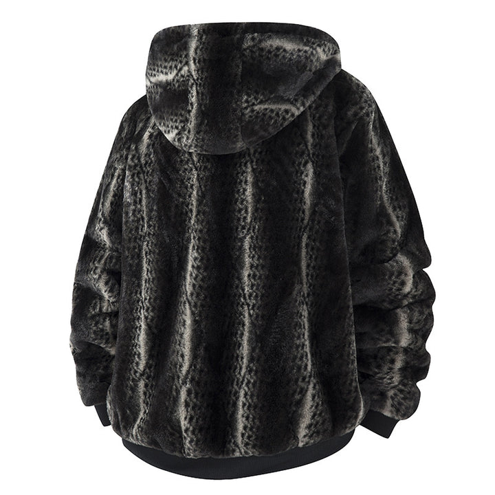 Men's Fleece Jacket with Hood Mune Fashion